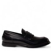 Italian Men Black Leather Shoes #4957